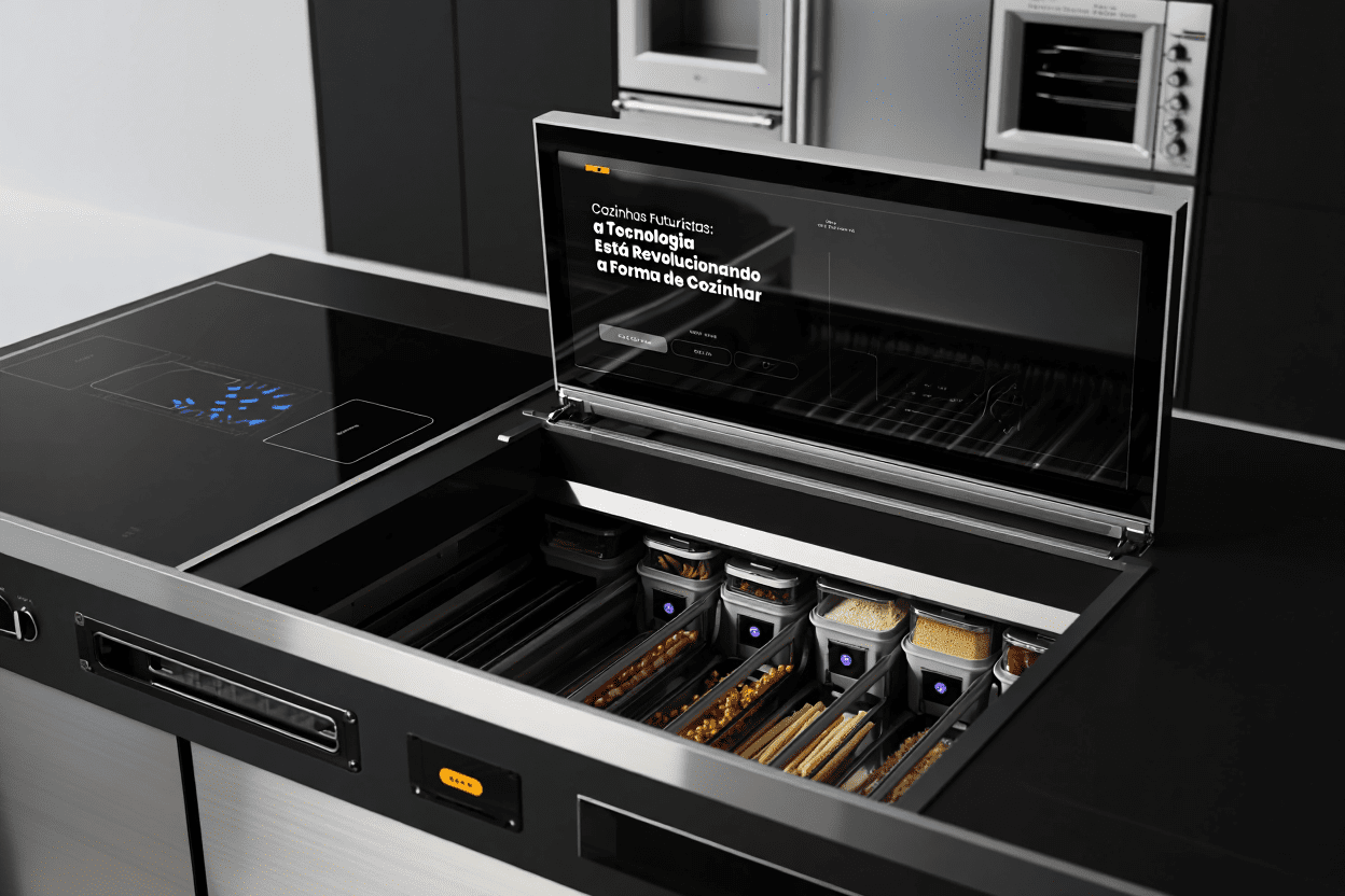 Cozinhas do Futuro: Como a Tecnologia Está Revolucionando o Coração da Casa