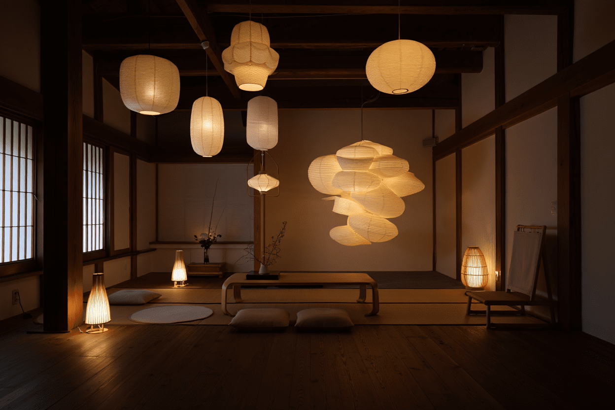 Luminárias Japonesas Transformam a Decoração Residencial