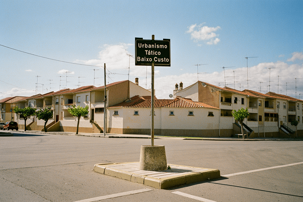 A Importância do Urbanismo Tático nas Transformações Rápidas e de Baixo Custo