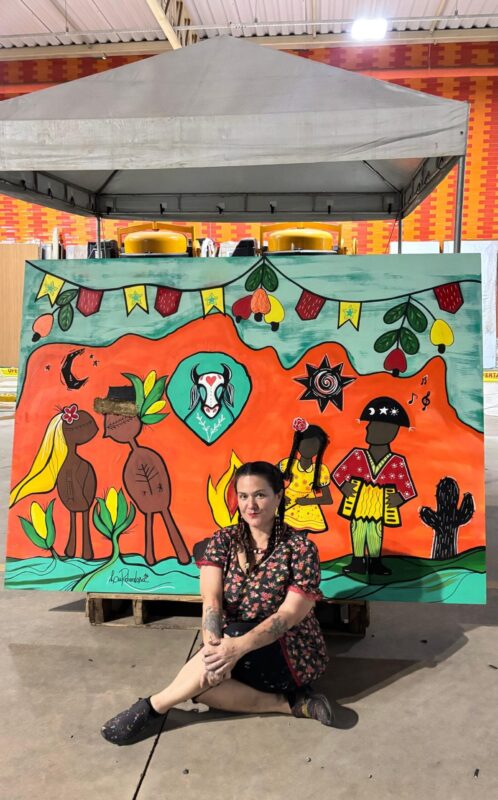 Arte urbana colore o São João: grafiteiros exaltam cultura nordestina em campanha da Carajás