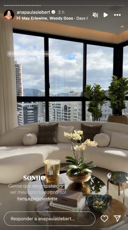 Família Justus: Ana Paula Siebert mostra detalhes luxuosos de novo lar