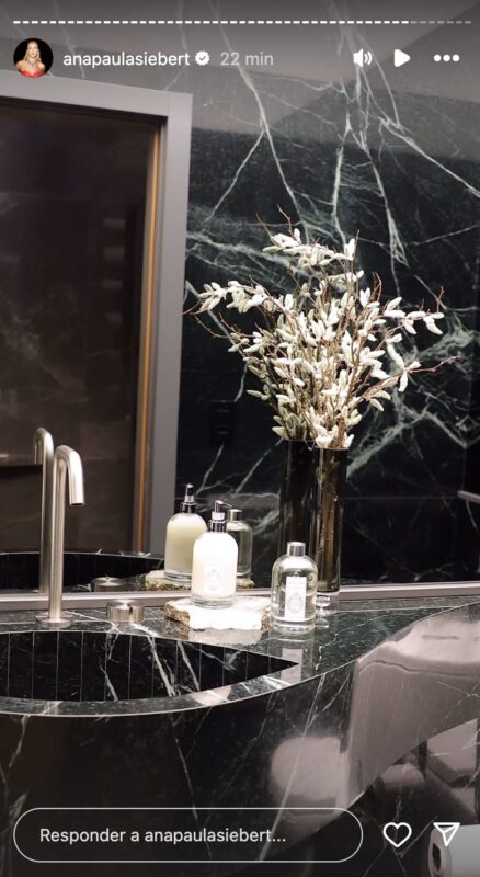 Família Justus: Ana Paula Siebert mostra detalhes luxuosos de novo lar