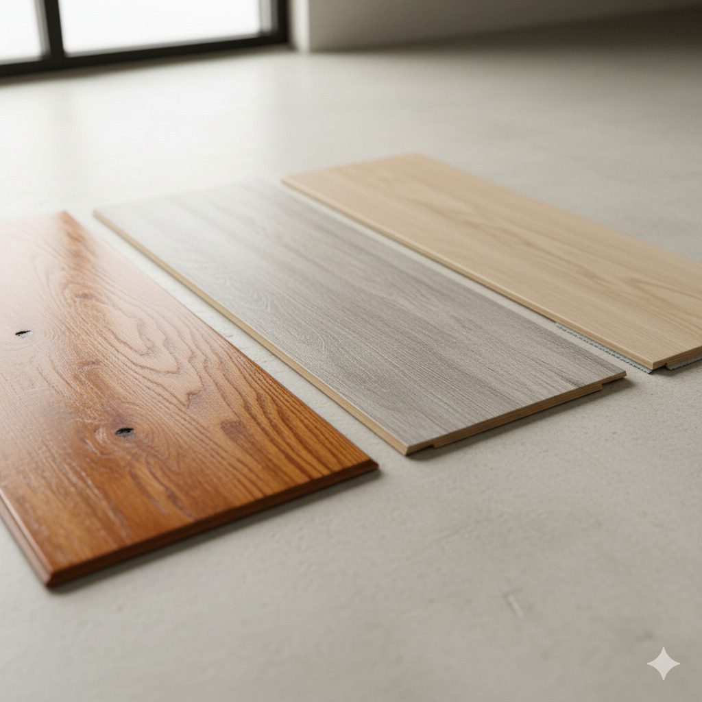 Piso ideal para alto tráfego: comparação completa entre Madeira Maciça, Laminado e Vinílico