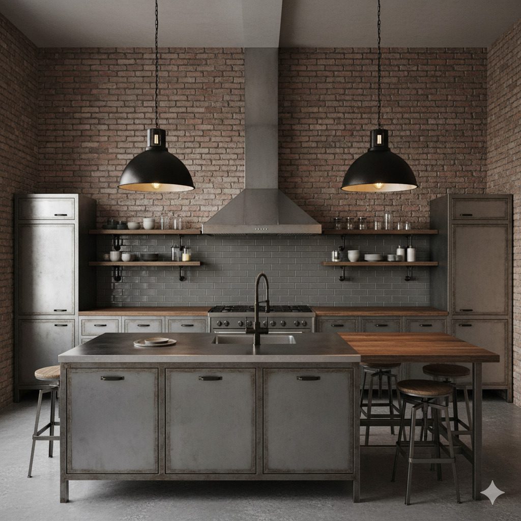 Móveis Estilo Industrial: guia de peças-chave e projetos inspiradores