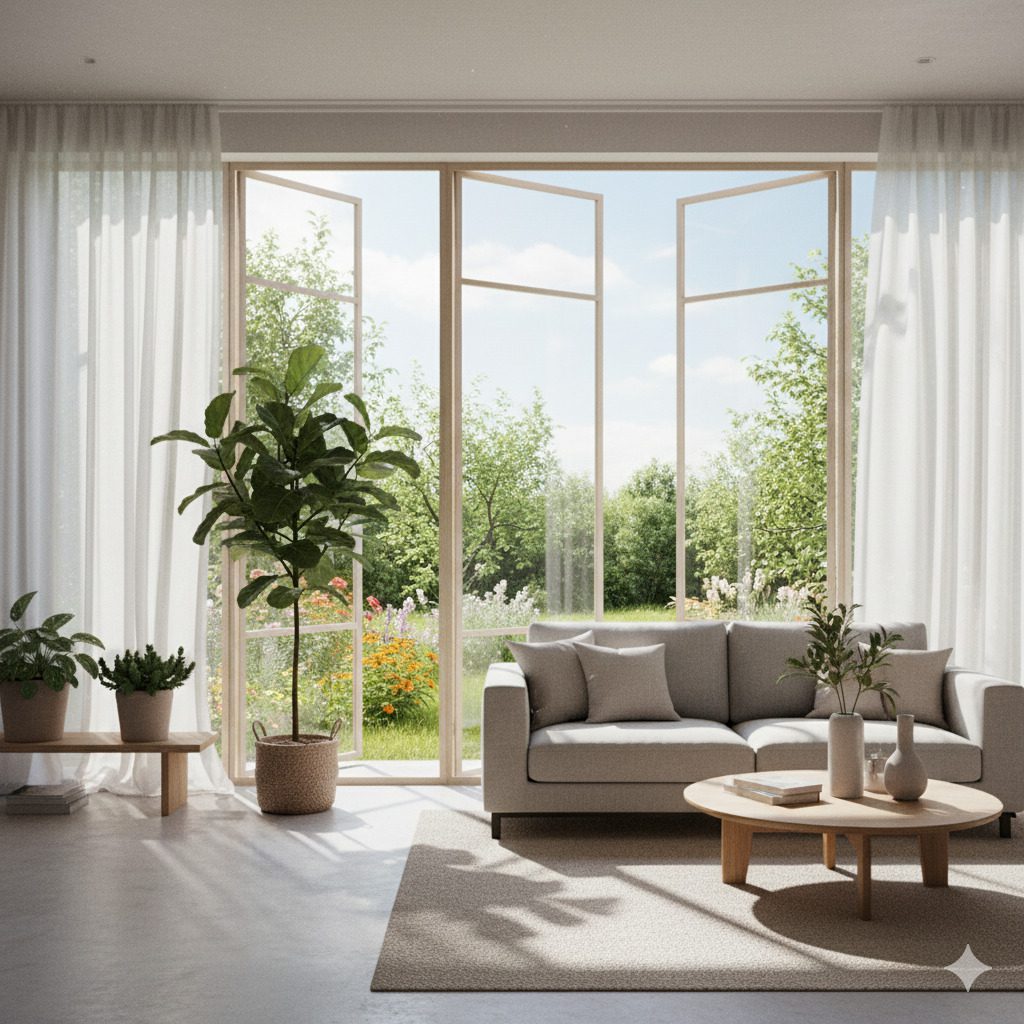 5 dicas simples para melhorar a qualidade do ar interno da sua casa