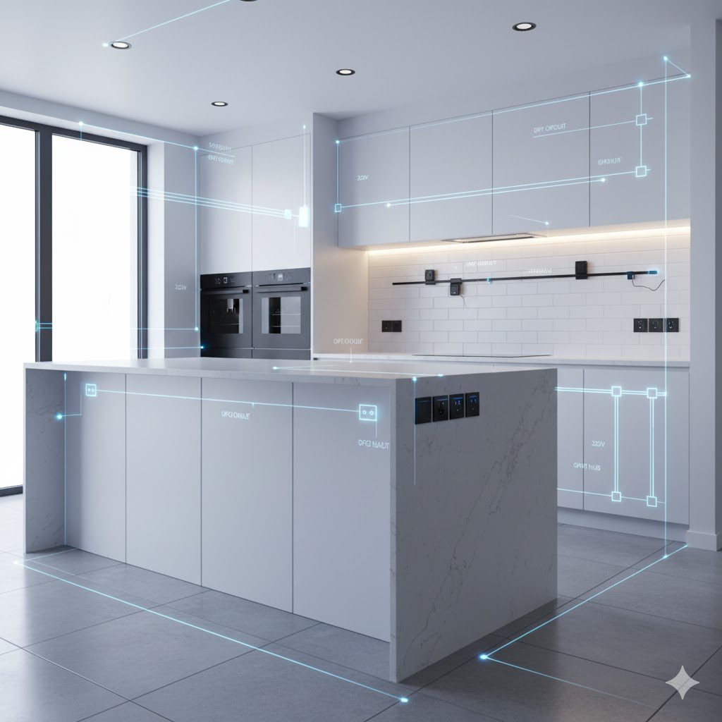 Quantas tomadas uma cozinha precisa? planejamento para uma cozinha moderna e funcional