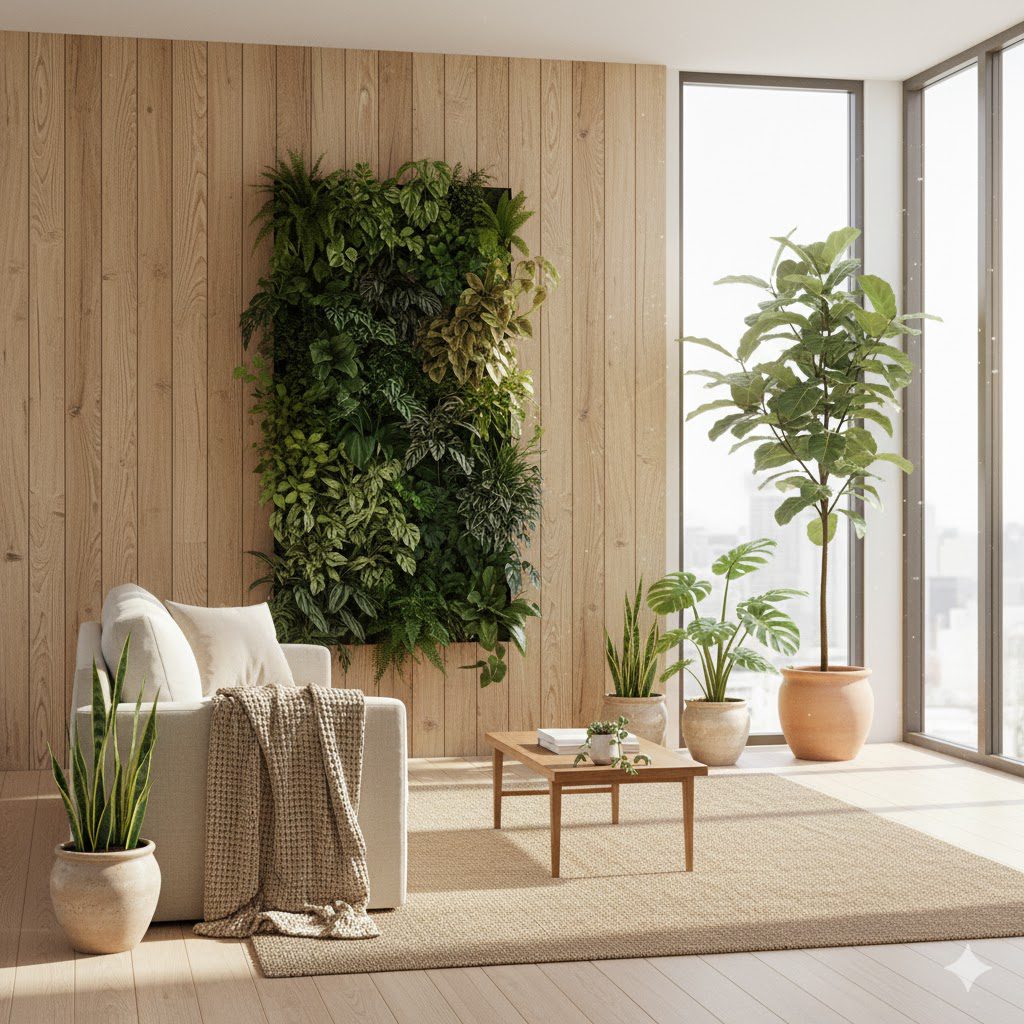 Tendência em decoração: design biofílico transforma o lar em um oásis de bem-estar