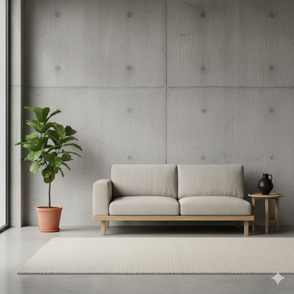 Concreto brutalista no lar: adaptando a estética do brutalismo em projetos residenciais