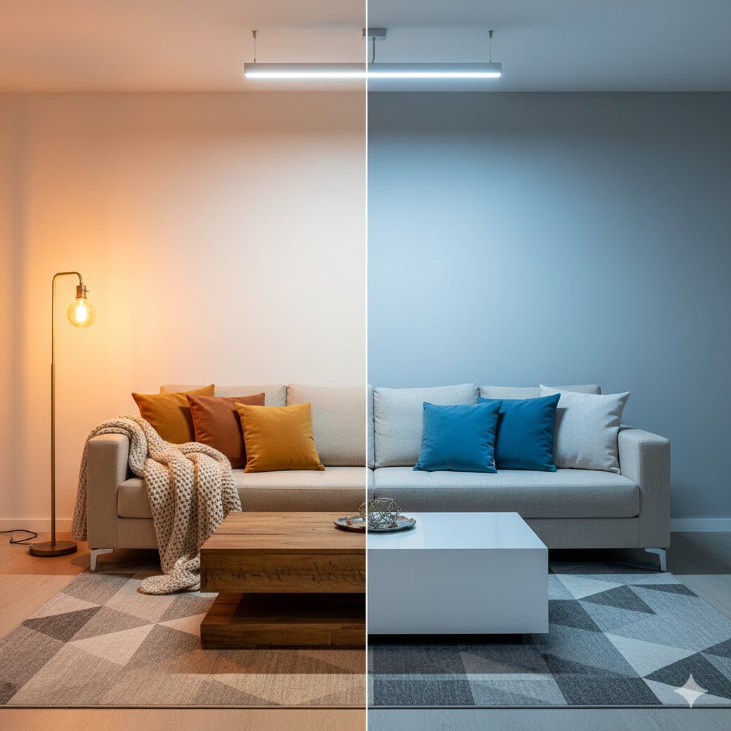 Cor da Luz e Humor: O impacto da iluminação no seu bem-estar e produtividade