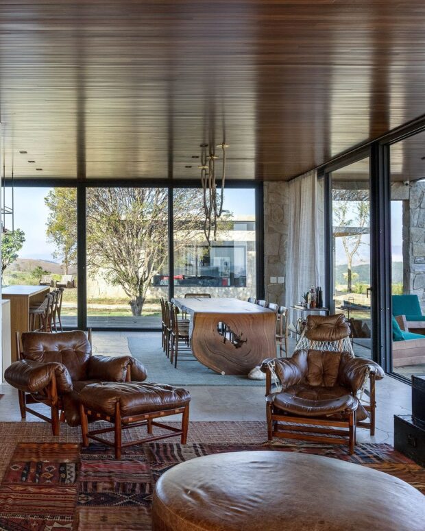 Rancho na Montanha: Bruno Gagliasso e Gio Ewbank unem rusticidade e sustentabilidade