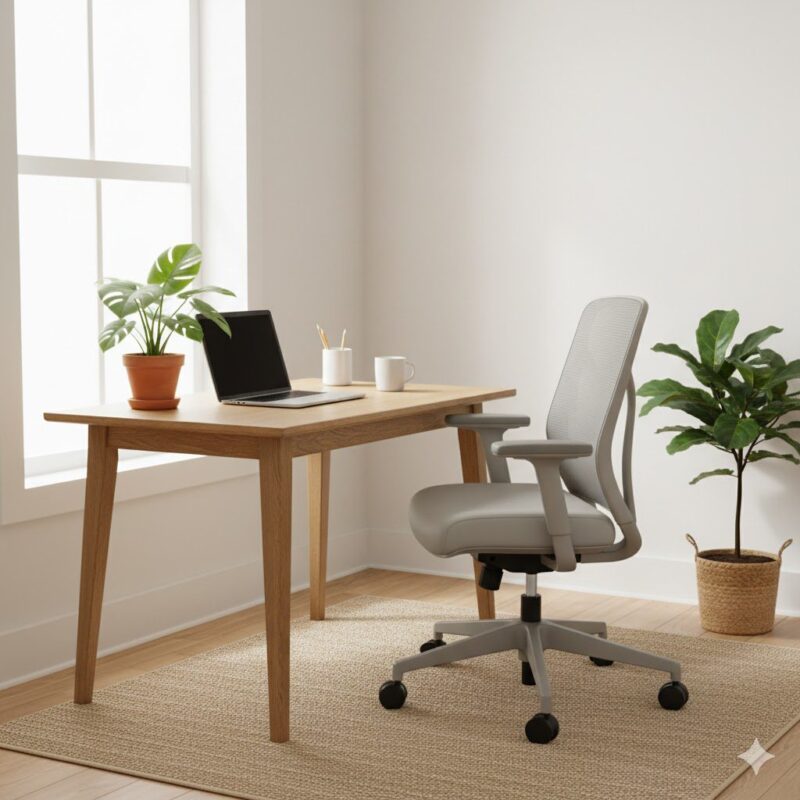 Home Office pequeno biofílico: maximizando o bem-estar em espaços compactos Home Office pequeno biofílico: maximizando o bem-estar em espaços compactos
