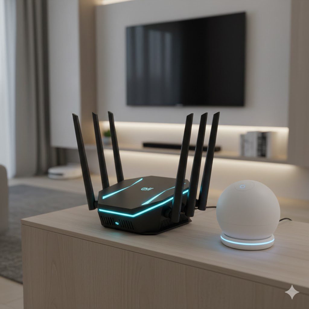 Estabilidade e Velocidade: a escolha do roteador potente é a chave para a eficiência da sua casa inteligente