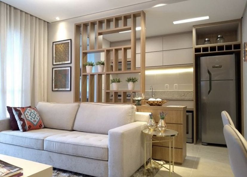 Divisórias: como integrar sala e cozinha com funcionalidade