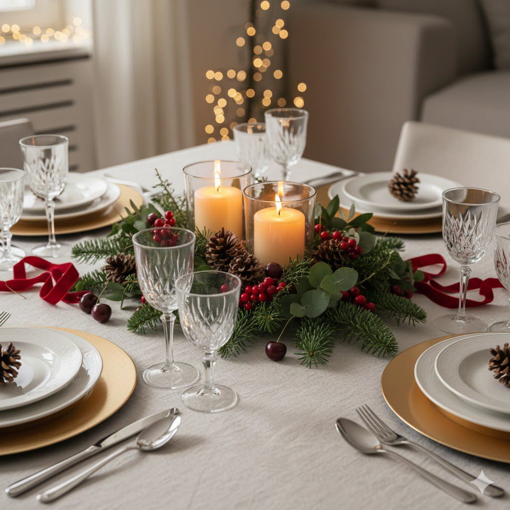  Mesa Posta de Natal 2025: tradição e elegância minimalista
