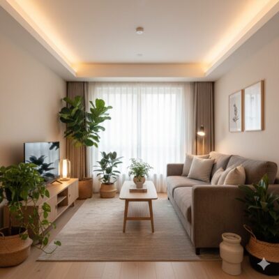 Truques de Cor: como ampliar e iluminar salas pequenas 