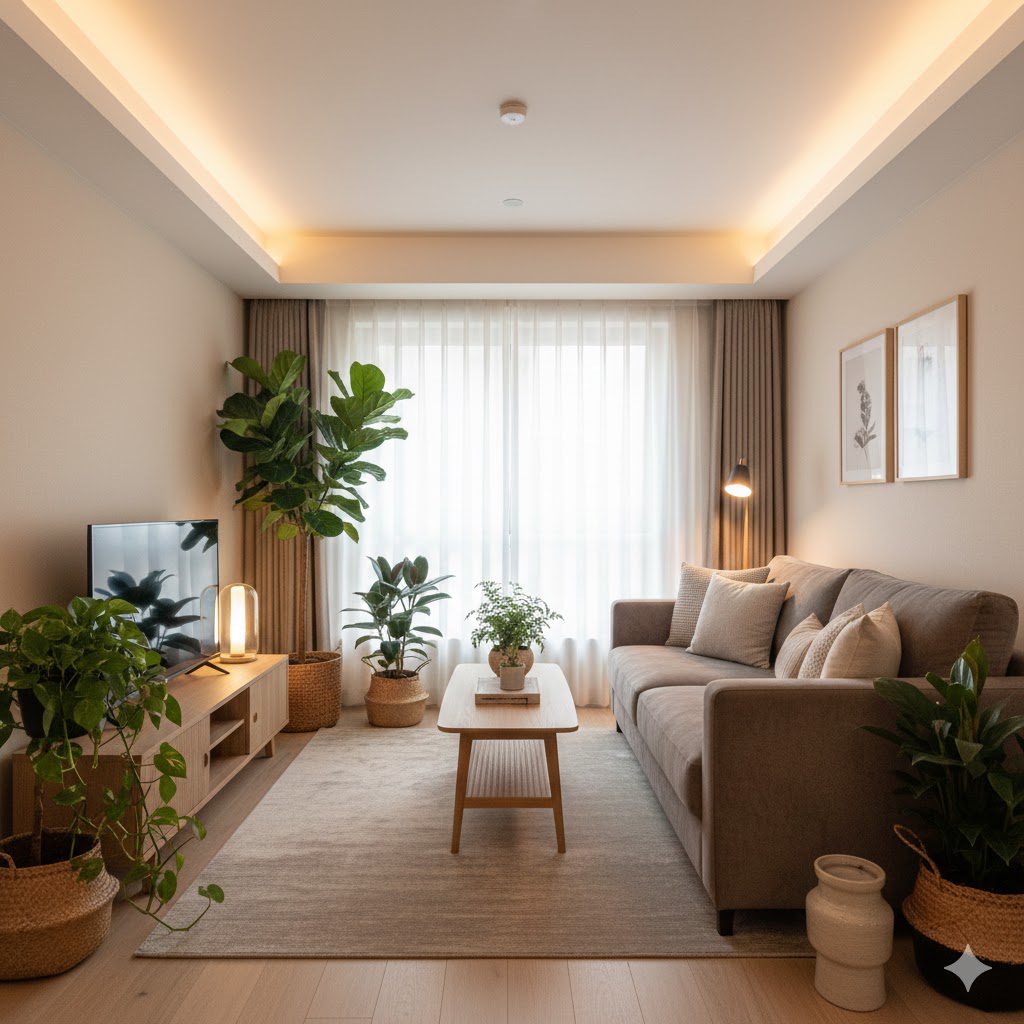 Truques de Cor: como ampliar e iluminar salas pequenas 