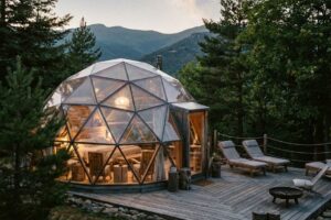 Domos Geodésicos: A revolução das cabanas sustentáveis