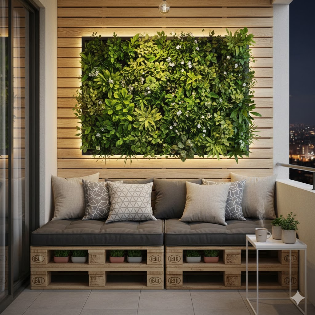 Varandas Inteligentes: como ampliar espaços pequenos com armazenamento integrado