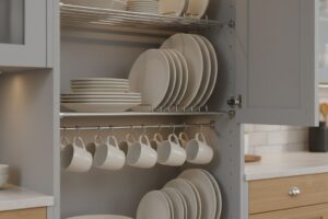 Armário de Louças: como organizar itens em espaços reduzidos