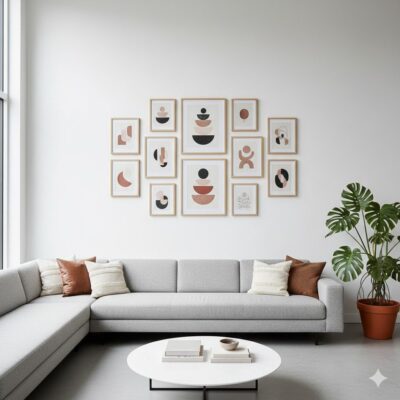 Galerias de Parede: como decorar grandes superfícies em espaços abertos