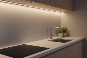 Luz na Medida: como iluminar bancadas de cozinhas compactas