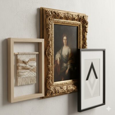 Mix de Molduras: A arte de contrastar materiais no Estilo Modern Heritage