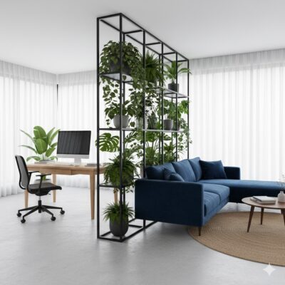 Privacidade Invisível: Como setorizar espaços híbridos sem levantar paredes