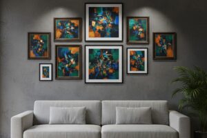 Gallery Wall: A arte de transformar a parede do sofá em um ponto focal