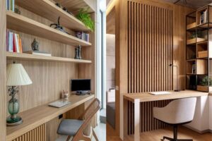 Silêncio por Design: Divisórias acústicas que unem performance e estética Japandi