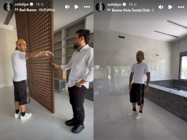 Zé Felipe mostra nova mansão com piscina na suíte e academia panorâmica