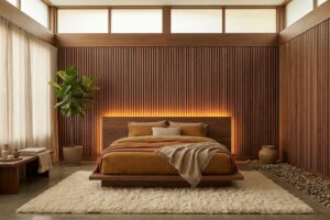 Arquitetura do Descanso: Como o layout e a luz do seu quarto podem curar a insônia