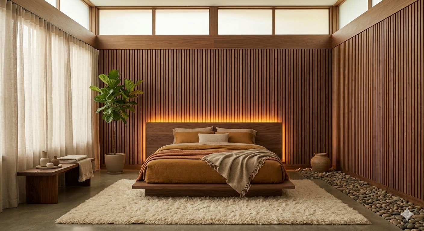 Arquitetura do Descanso: Como o layout e a luz do seu quarto podem curar a insônia