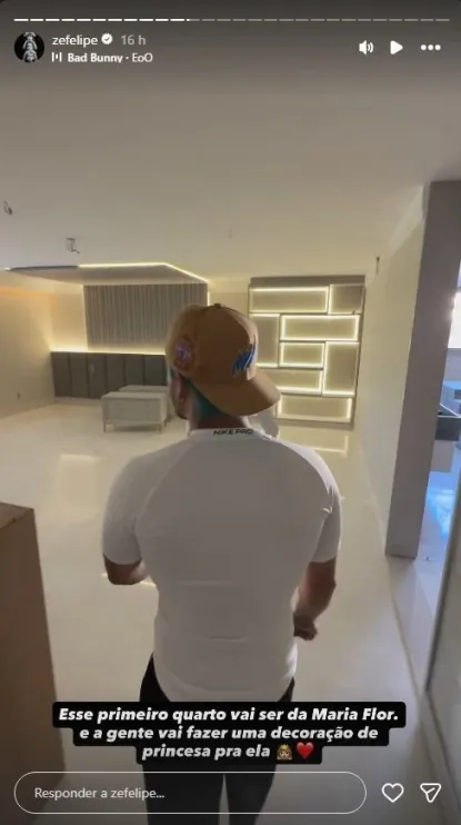 Zé Felipe mostra nova mansão com piscina na suíte e academia panorâmica