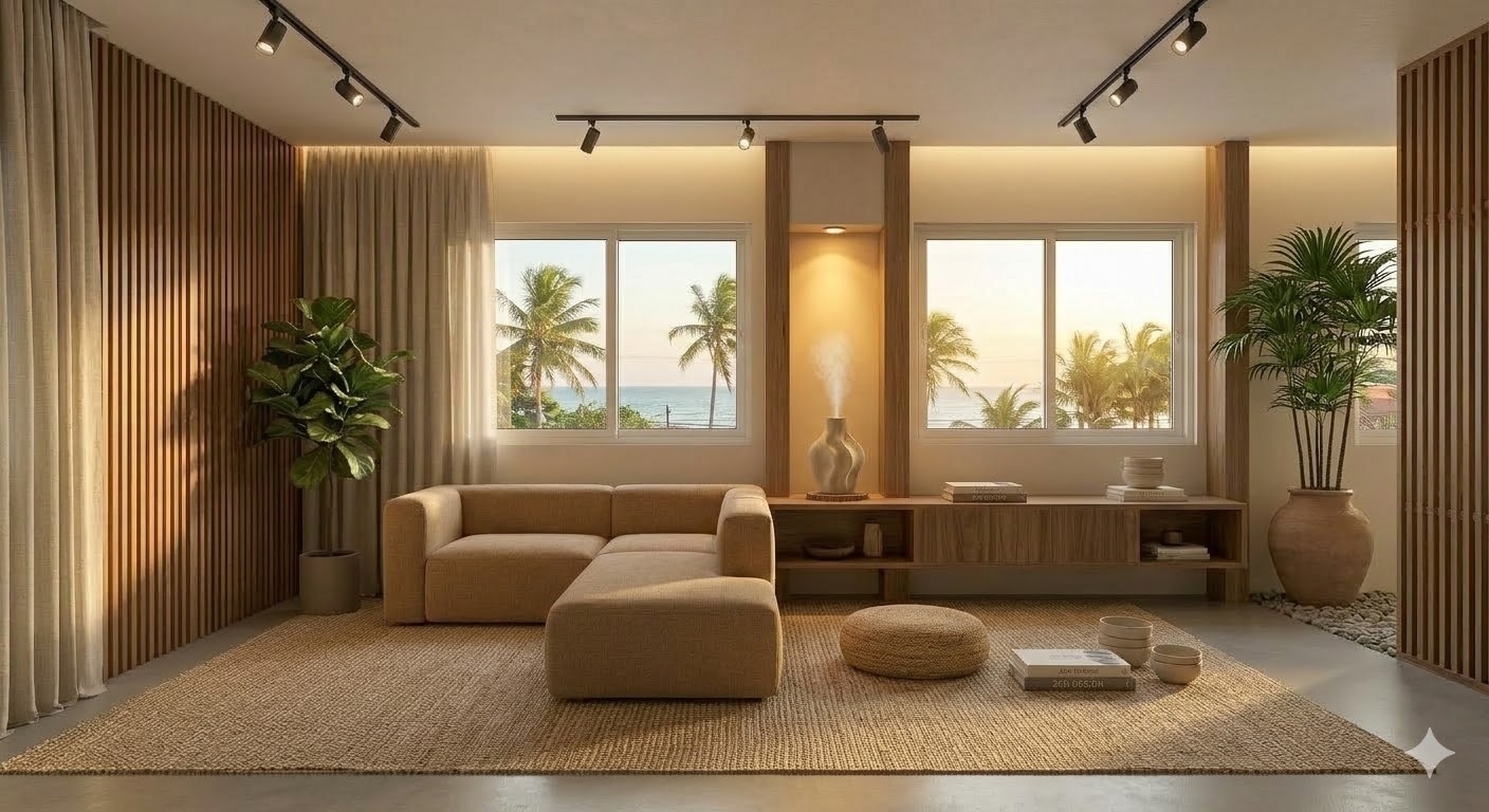 Santuários em 40m²: Como criar nichos de bem-estar em apartamentos pequenos