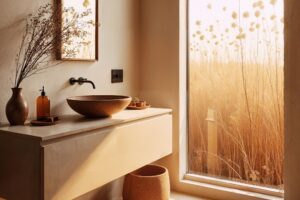 Metais no Banheiro: Como misturar latão e bronze com elegância