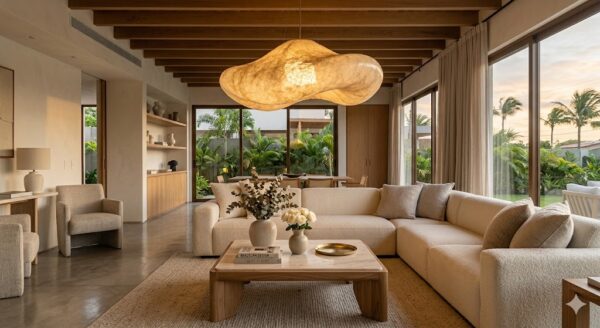 Luminárias Esculturais: Como usar peças de design como destaque na sala