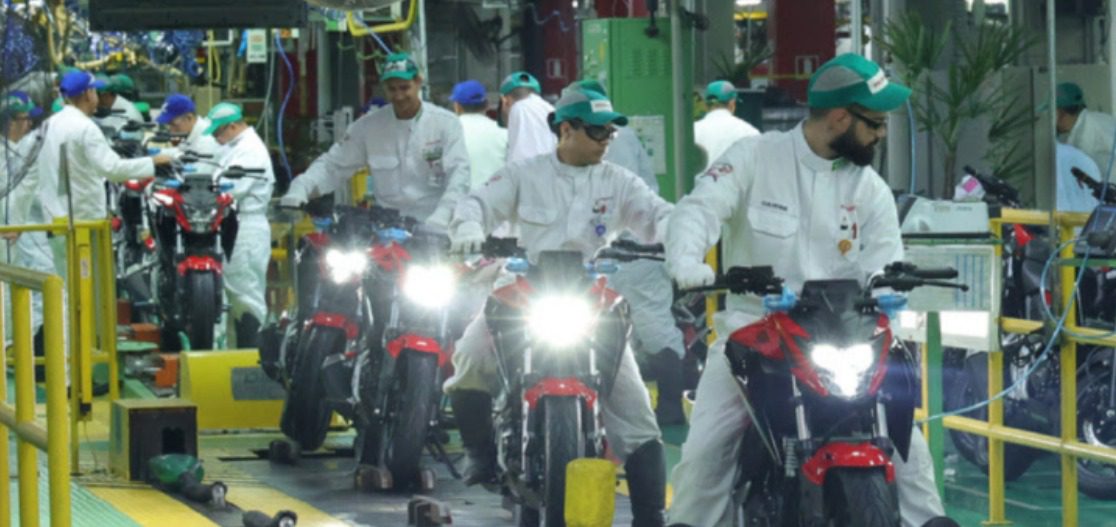 Indústria de motos bate recorde de produção no primeiro semestre de 2025 honda, motos
