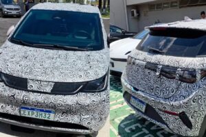 BYD Dolphin 2027 flagrado em testes no Brasil