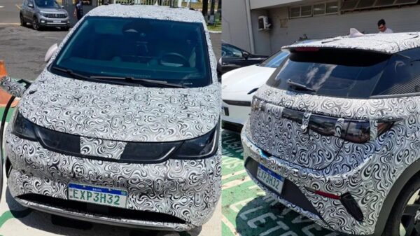 BYD Dolphin 2027 flagrado em testes no Brasil