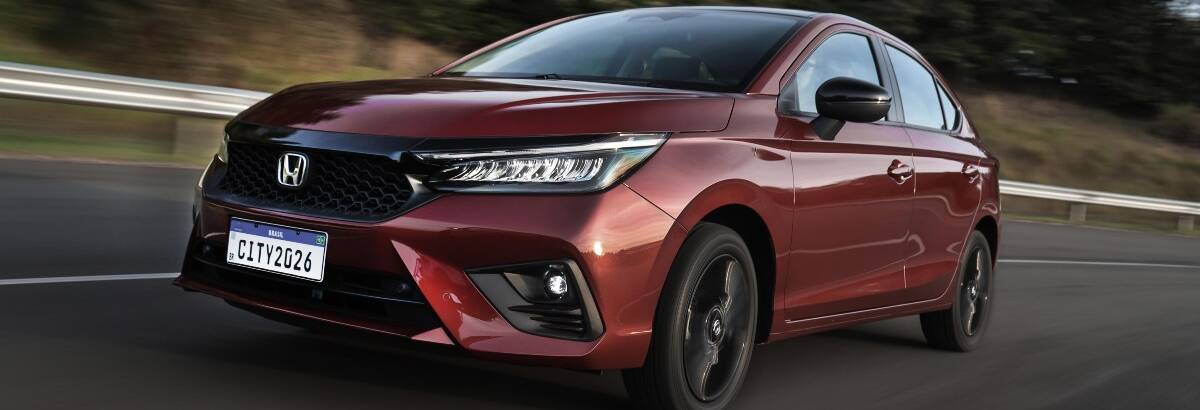 Honda City 2026: preços ajustados com aumento de até R$ 1.900 nas versões superiores Honda City 2026: preços ajustados com aumento de até R$ 1.900 nas versões superiores
