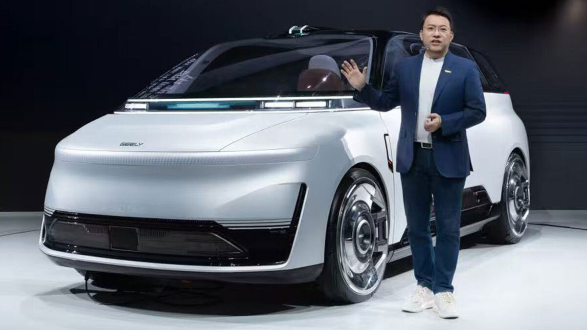 Geely lança EVA Cab: O Robotáxi L4 que domina até estradas de terra