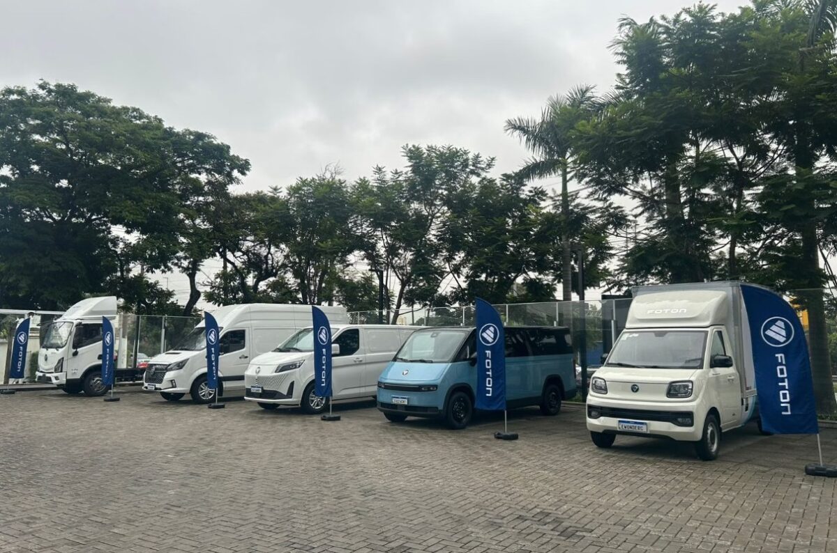 Foton lança comerciais leves elétricos no Brasil com preços acessíveis Foton lança comerciais leves elétricos no Brasil com preços acessíveis
