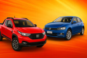 Carros mais vendidos em maio de 2026: Fiat Strada lidera e Geely EX2 encosta no Jeep Renegade