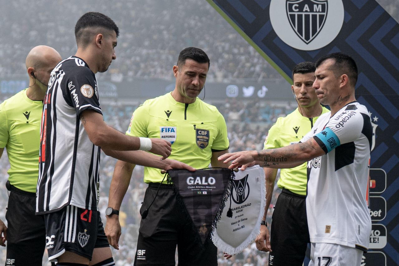 Vasco questionou arbitragem de partida contra Atlético-MG (Foto: Pedro Souza/Atlético-MG)