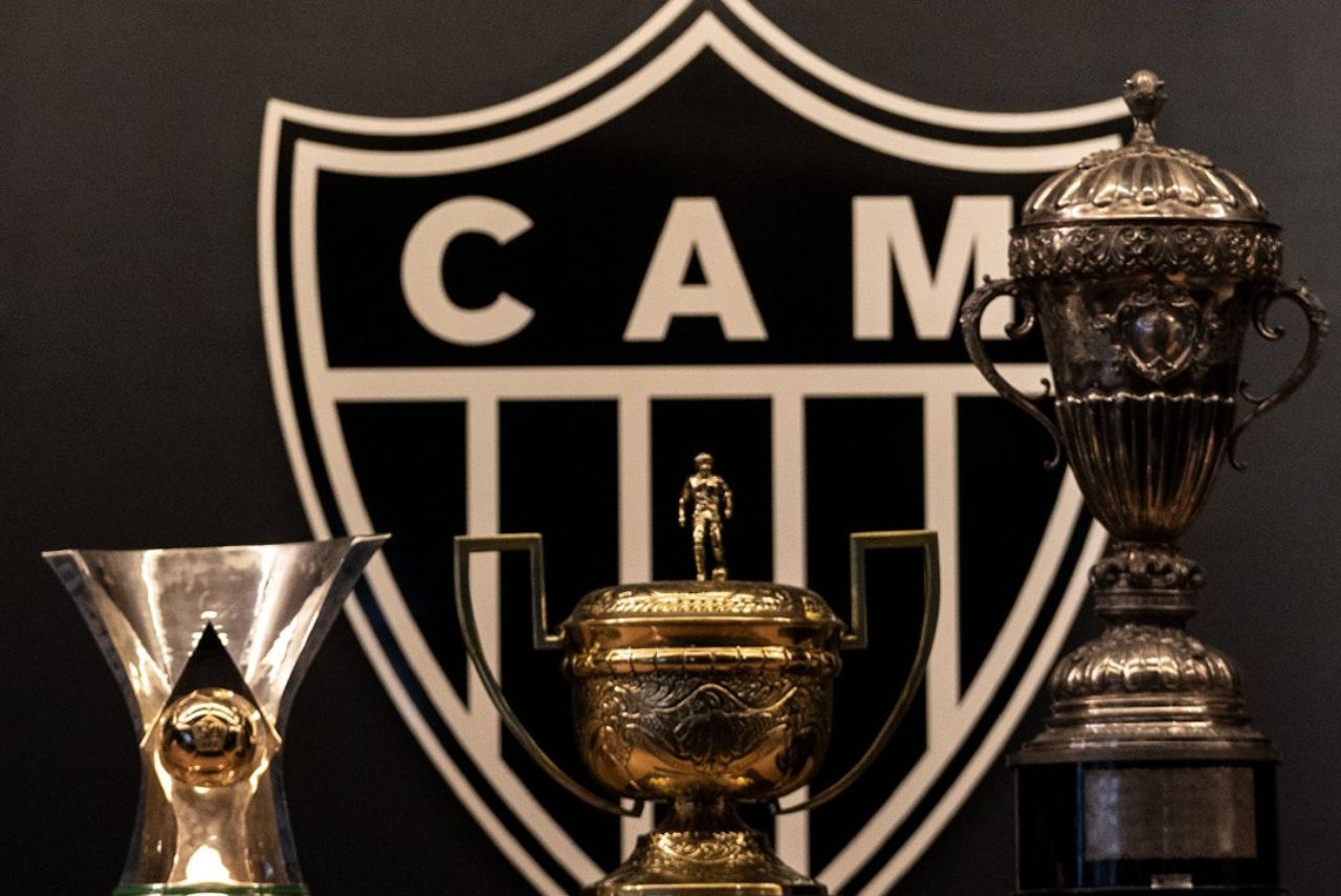 Taças de campeão brasileiro do Atlético-MG