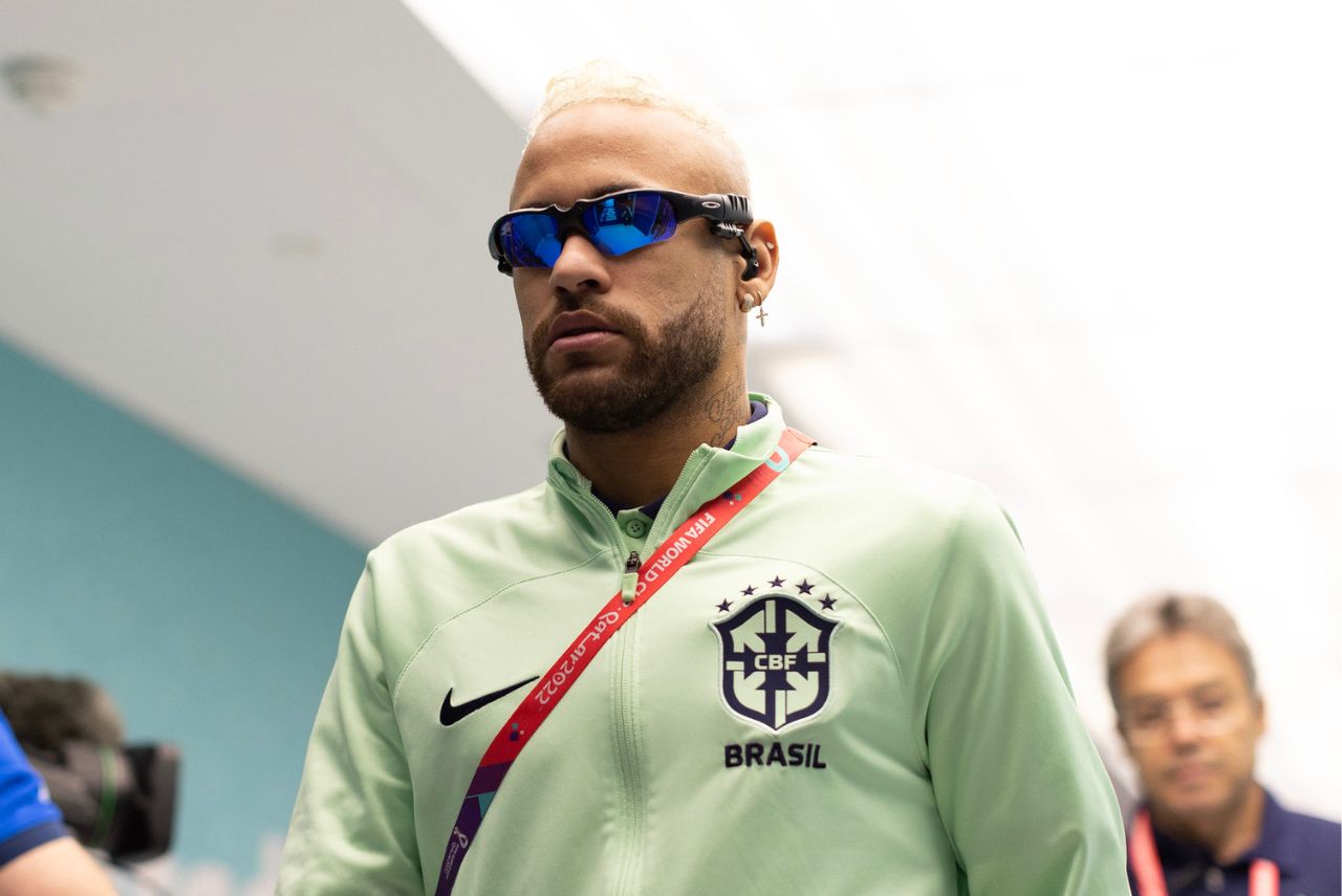 Neymar com a camisa da Seleção Brasileira