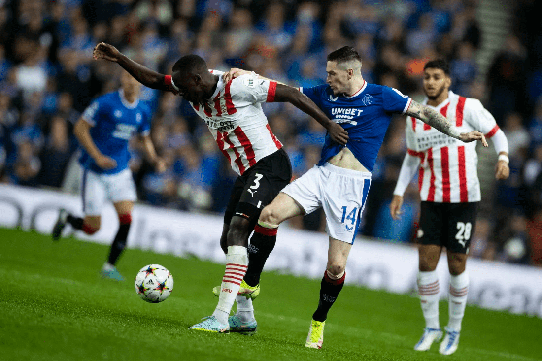 Rangers x PSV: Liga dos Campeões