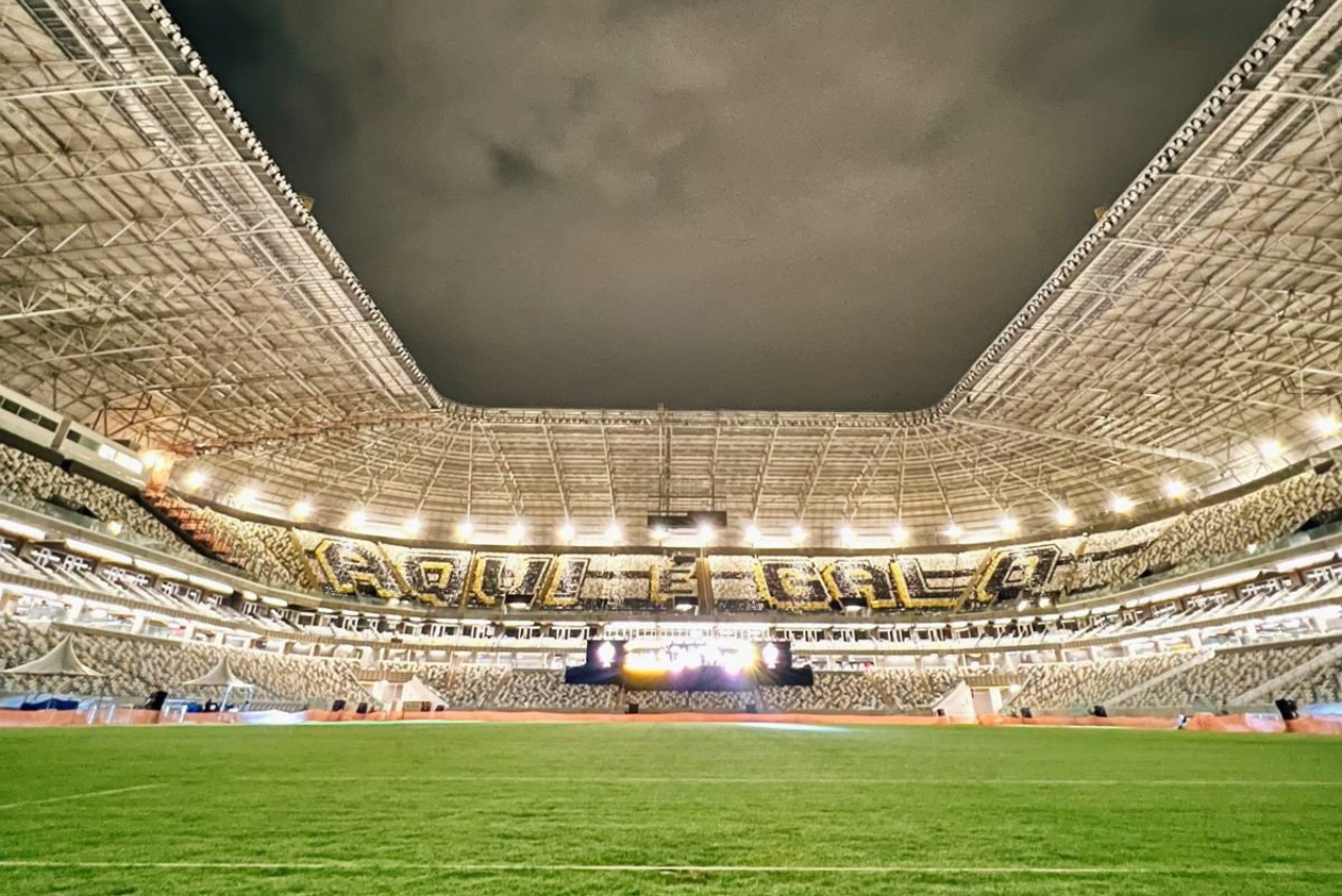 Arena MRV vai receber Atlético-MG x Santos neste domingo (27) (Foto: Twitter/Reprodução)