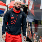 Gabigol reclamou de "roubo muito grande" em partida contra Olimpia (Foto: Marcelo Cortes/Flamengo)