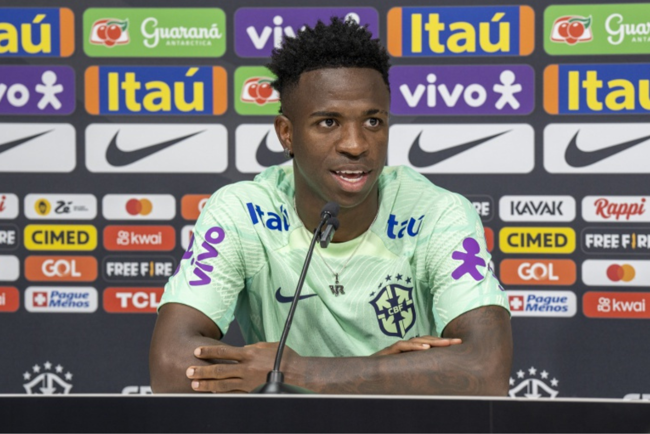 Vini Jr. está fora da Seleção Brasileira nas eliminatórias (Foto: Joilson Marconne/CBF)